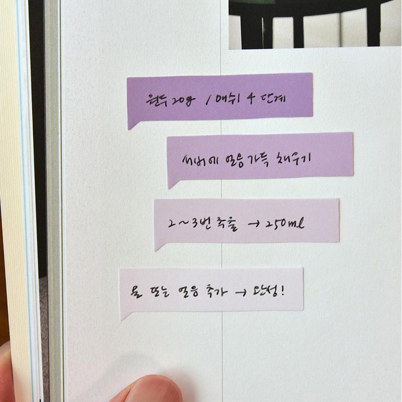 Usage example of Plepic Talk Commentary Flag Sticky Notepad