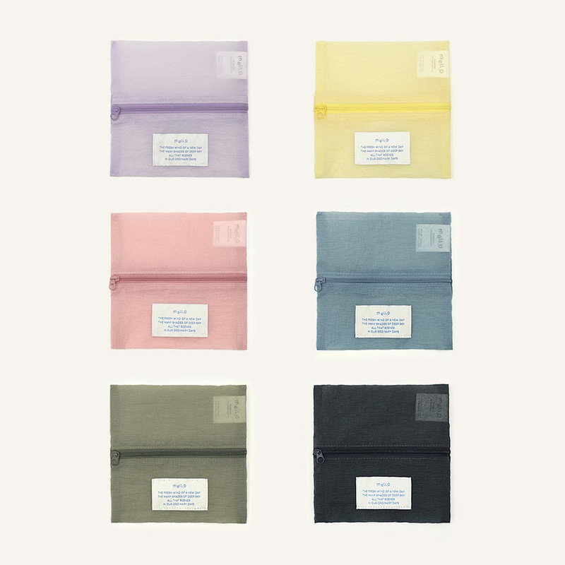 Paperian Mello Square Zipper Pouch Paperian Mello Square Zipper Pouch
