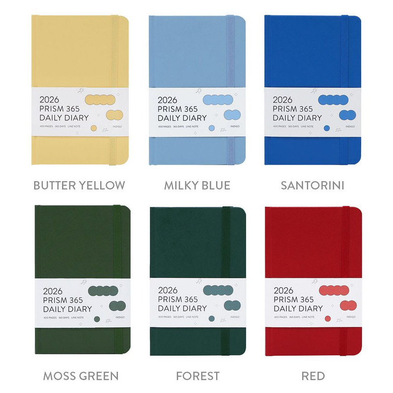 Color - Indigo 2026 Prism Dated Daily Diary