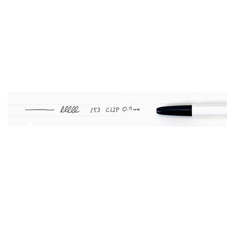 0.7mm tip - Monami 153 Clip 0.7mm Ballpoint Pen