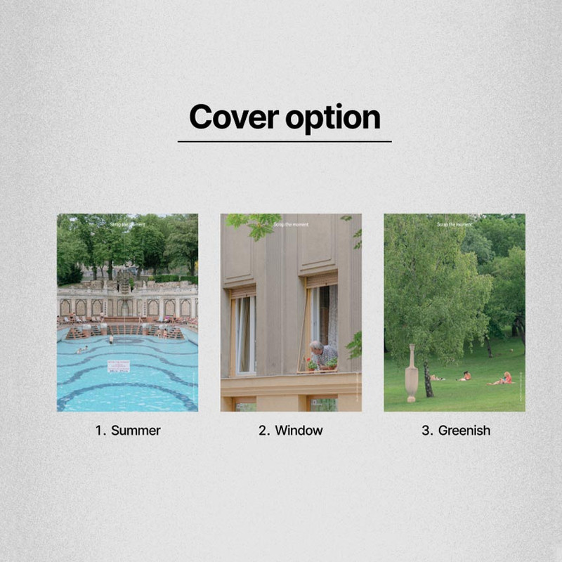 Option - Lucalab Scrap The Moment  A5 Blank Notebook Option - Lucalab Scrap The Moment  A5 Blank Notebook