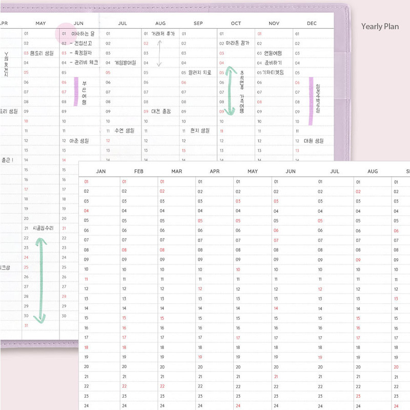 Yearly Plan - Iconic 2026 Simple Large Dated Monthly Planner
