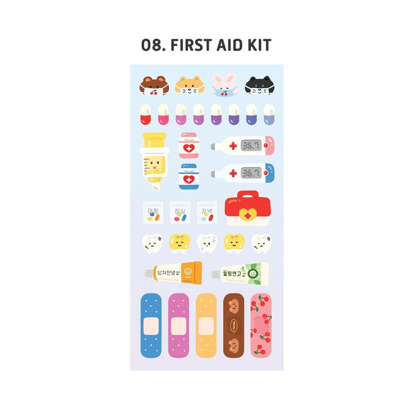 08 First AID Kit - Iconic My Stuff Removable Sticker 08 First AID Kit - Iconic My Stuff Removable Sticker