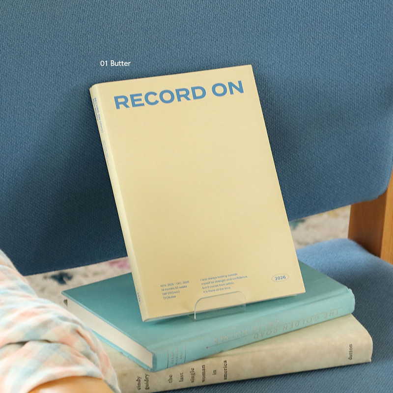 01 Butter - Iconic 2026 Record On A5 Dated Weekly Diary Planner 01 Butter - Iconic 2026 Record On A5 Dated Weekly Diary Planner