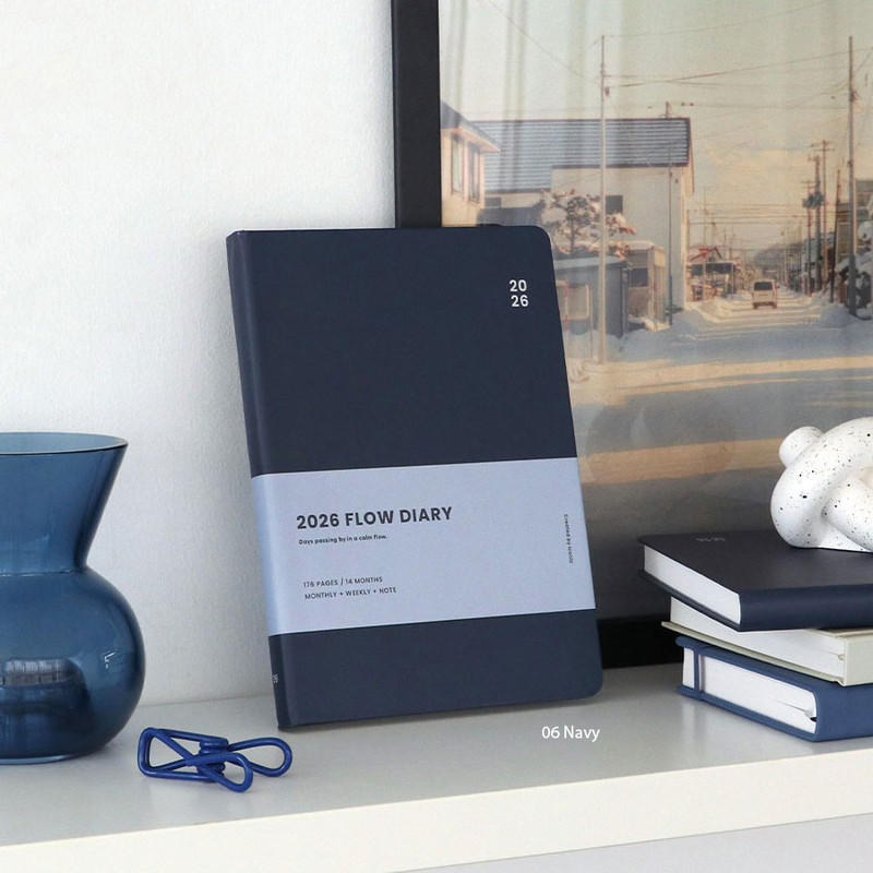06 Navy - Iconic 2026 Flow Dated Weekly Diary Planner 06 Navy - Iconic 2026 Flow Dated Weekly Diary Planner