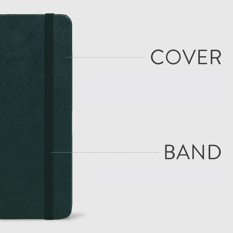 PU Hardcover & Band Clousre - Indigo 2026 Prism B5 Dated Monthly Planner PU Hardcover & Band Clousre - Indigo 2026 Prism B5 Dated Monthly Planner
