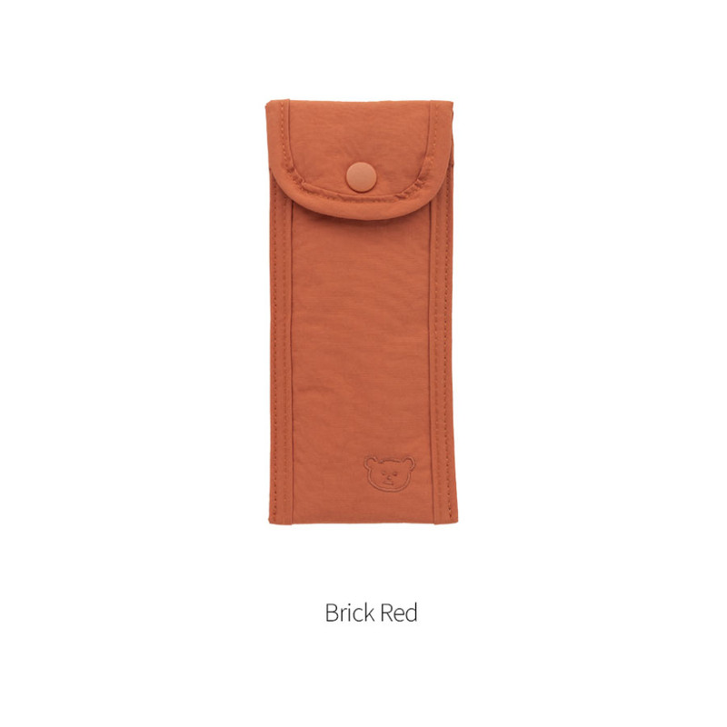 Brick Red - Romane Brunch Brother 365 Letter Slim Pencil Case Brick Red - Romane Brunch Brother 365 Letter Slim Pencil Case