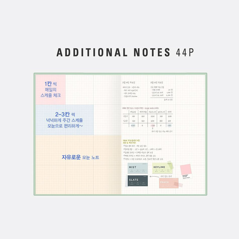 Additional Note - Antenna Shop 2026 Table Talk B5 Dated Monthly Planner Additional Note - Antenna Shop 2026 Table Talk B5 Dated Monthly Planner