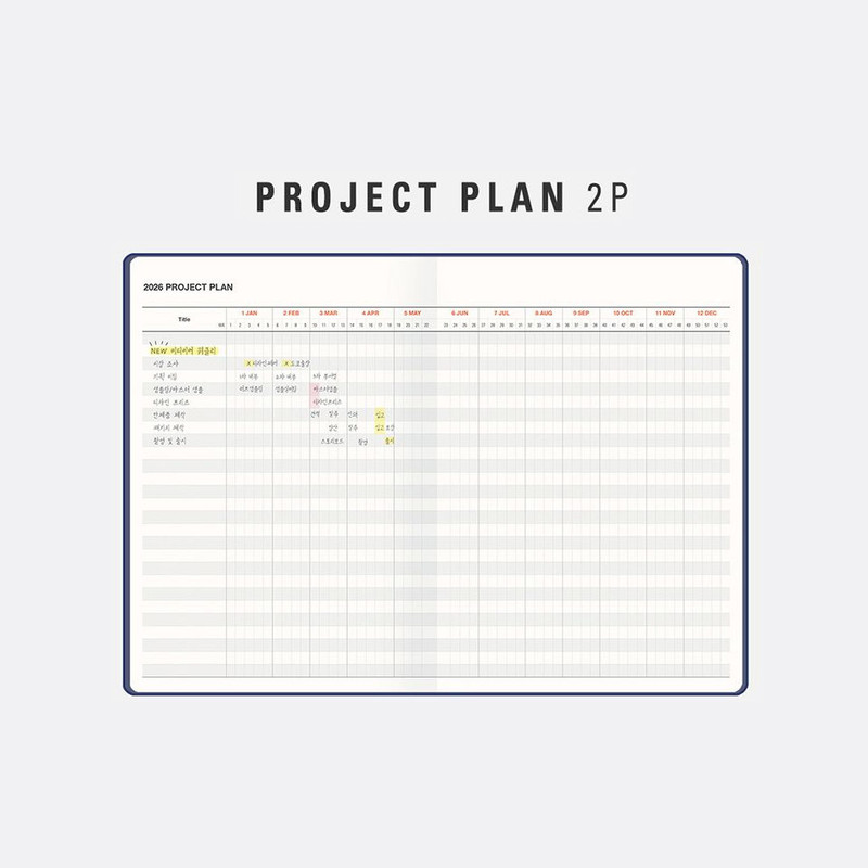 Project Plan - Antenna Shop 2026 Table Talk A5 Dated Monthly Planner