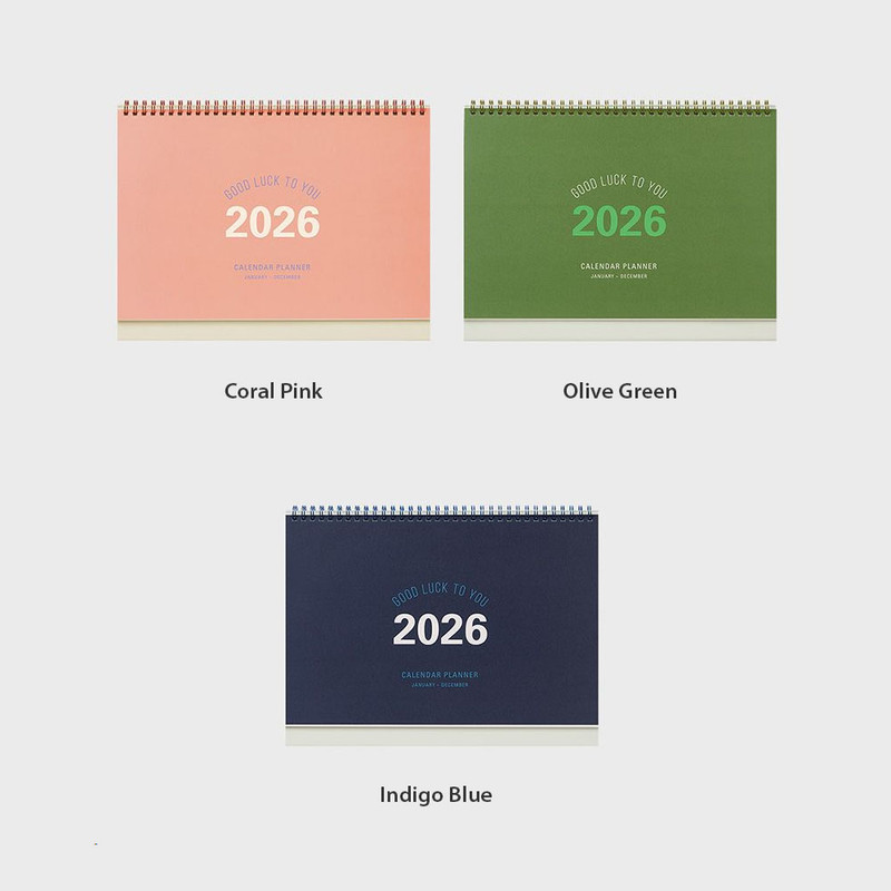 Colors of 2026 Good Luck To You Big Desk Calendar