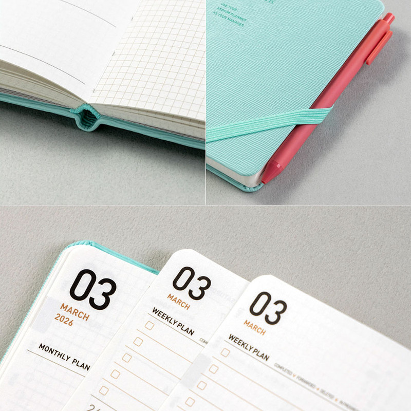 Detail of Ardium 2026 Simple Small Dated Weekly Planner Detail of Ardium 2026 Simple Small Dated Weekly Planner