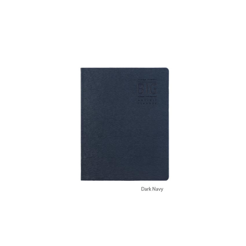Dark Navy - Ardium 2025 Simple Premium Big Dated Monthly Planner