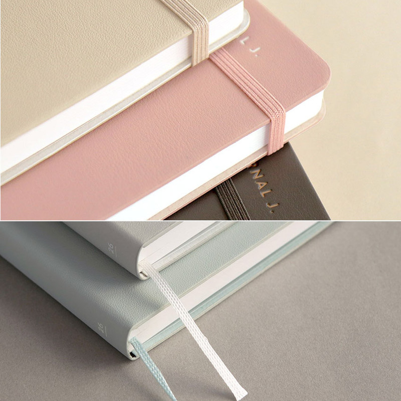 Elastic Band & Ribbon Bookmark - Iconic 2026 Journal Journey B6 Dated Weekly Planner