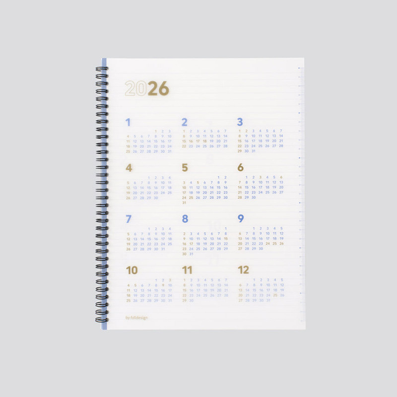 Byfulldesign 2026 Second A4 Dated Monthly Planner Byfulldesign 2026 Second A4 Dated Monthly Planner