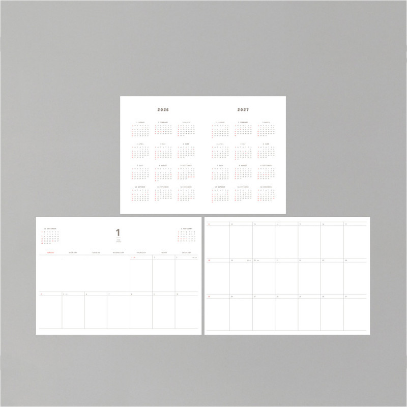 Scheduler pages - Dailylike 2026 D Planner Wirebound Dated Monthly Scheduler Scheduler pages - Dailylike 2026 D Planner Wirebound Dated Monthly Scheduler