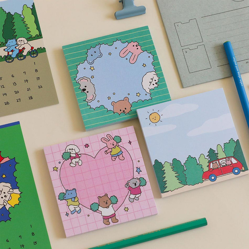Dailylike My Buddy Memo Sticky Notepad Dailylike My Buddy Memo Sticky Notepad