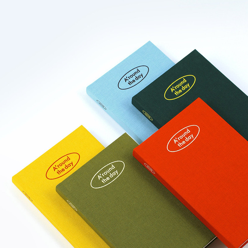 Vibrant Foil Stamping - Paperian 2026 A'round The Day Small Dated Weekly Planner