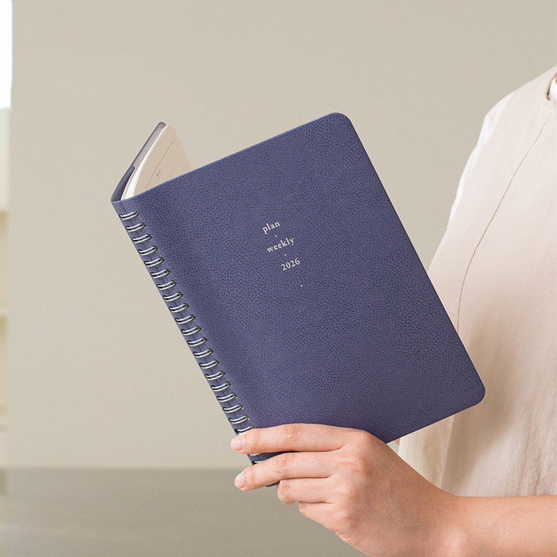 A6 size - Byfulldesign 2026 Notable Memory Twin-Wire Dated Weekly Planner A6 size - Byfulldesign 2026 Notable Memory Twin-Wire Dated Weekly Planner