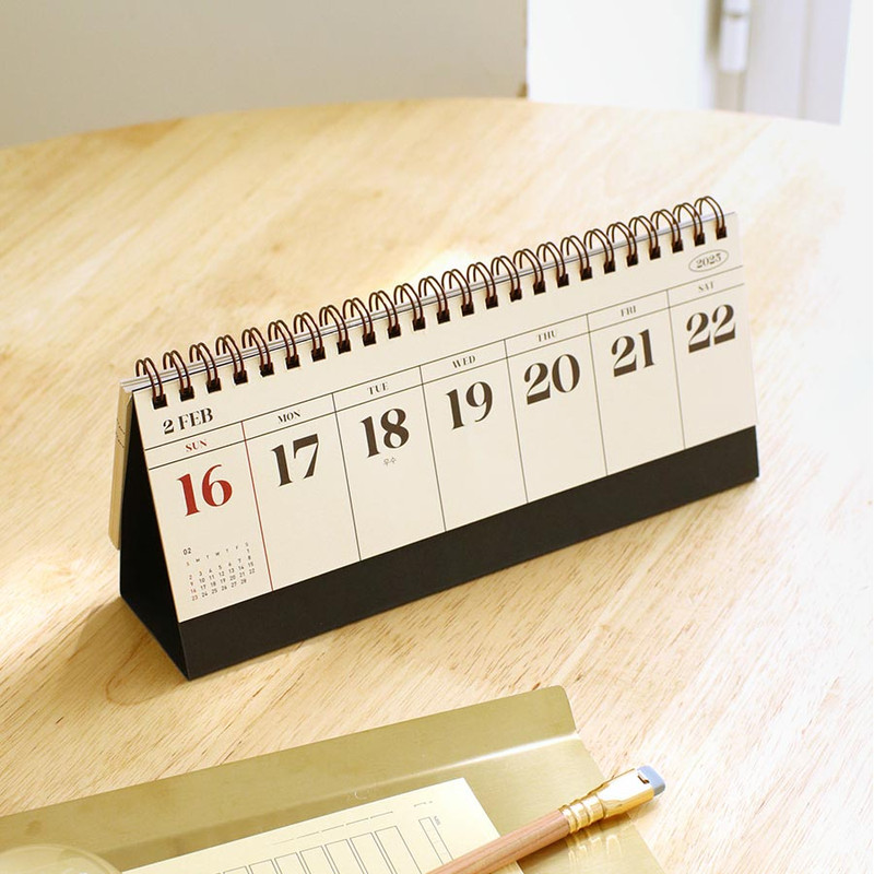Paperian 2025 Remind Weekly Desk Calendar