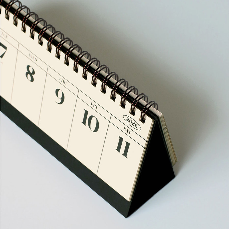 Sturdy Stand - Paperian 2026 Remind Weekly Desk Calendar