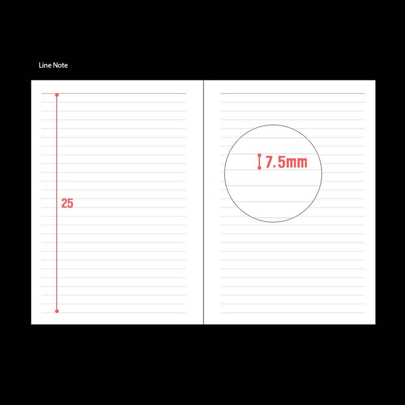 Lined note - Indigo 2025 Worker's Planner A5 Dated Weekly Scheduler