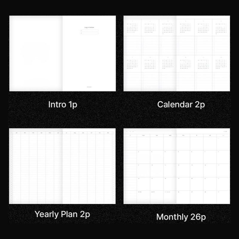 Planner pages - Dash And Dot 2025 Log In Archive B6 Dated Weekly Planner Planner pages - Dash And Dot 2025 Log In Archive B6 Dated Weekly Planner