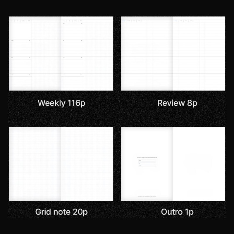 Planner pages - Dash And Dot 2025 Log In Archive B6 Dated Weekly Planner Planner pages - Dash And Dot 2025 Log In Archive B6 Dated Weekly Planner
