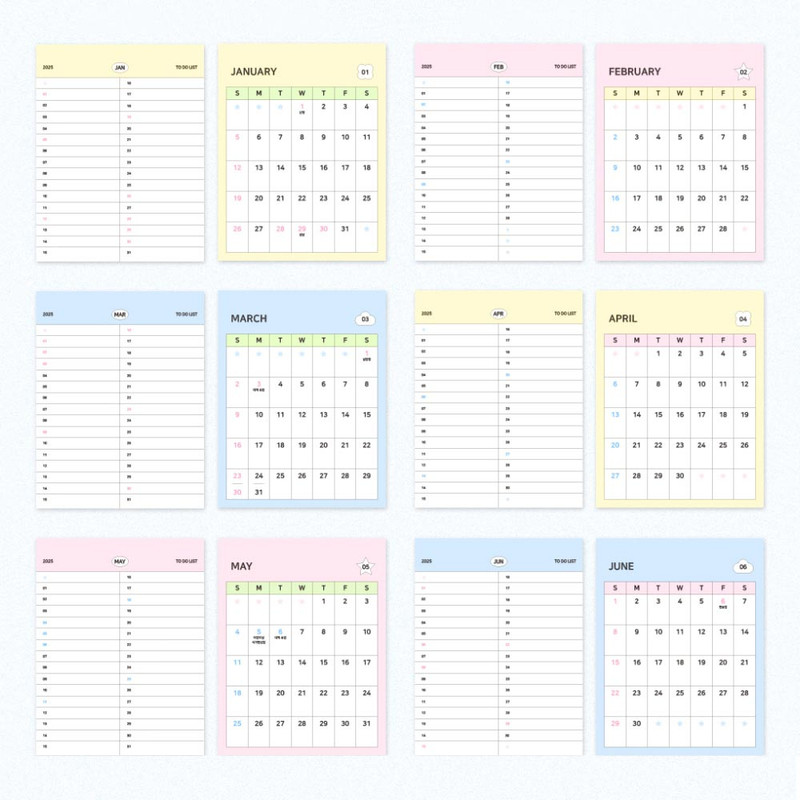 Calendar pages - Dash And Dot 2025 Little Star Monthly Desk Calendar Calendar pages - Dash And Dot 2025 Little Star Monthly Desk Calendar