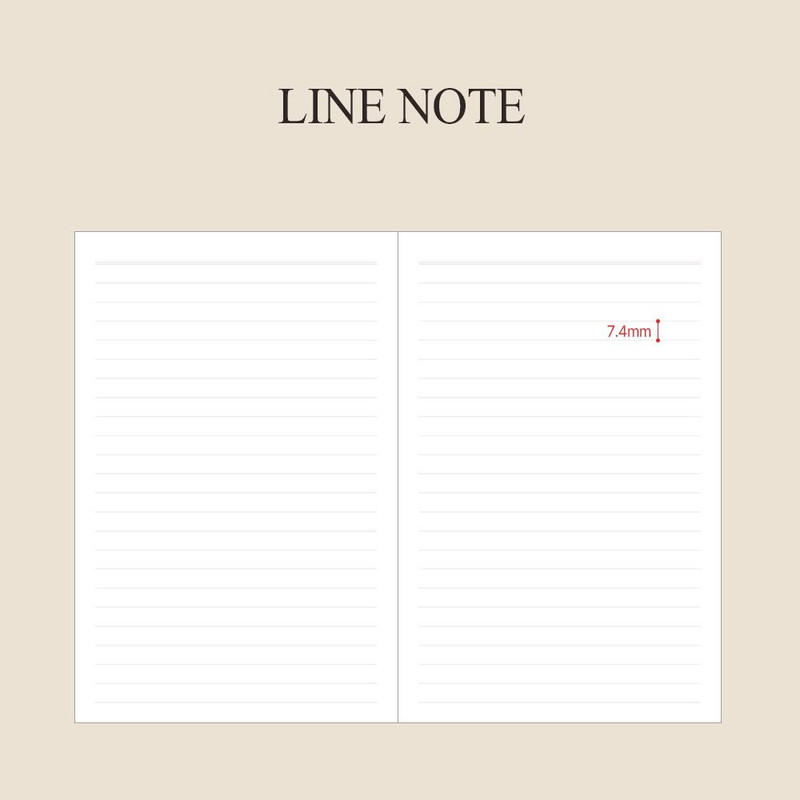 Lined Note - Indigo 2026 Official 12 Months B6 Dated Weekly Planner Lined Note - Indigo 2026 Official 12 Months B6 Dated Weekly Planner