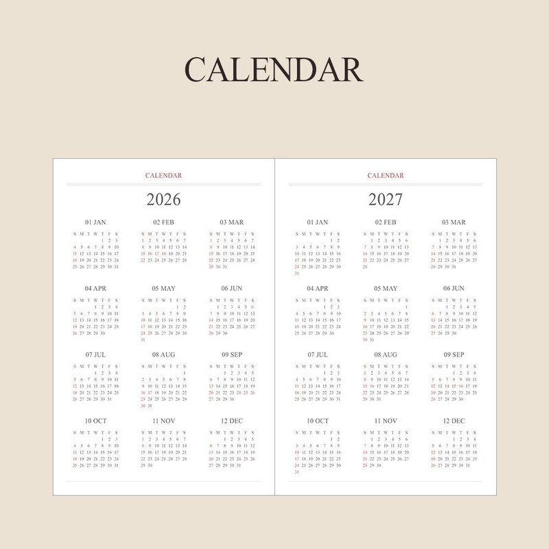 Calendar - Indigo 2026 Official 12 Months B6 Dated Weekly Planner Calendar - Indigo 2026 Official 12 Months B6 Dated Weekly Planner