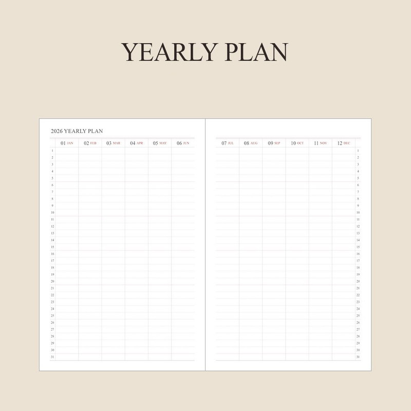 Yearly Plan - Indigo 2026 Official 12 Months B6 Dated Weekly Planner Yearly Plan - Indigo 2026 Official 12 Months B6 Dated Weekly Planner