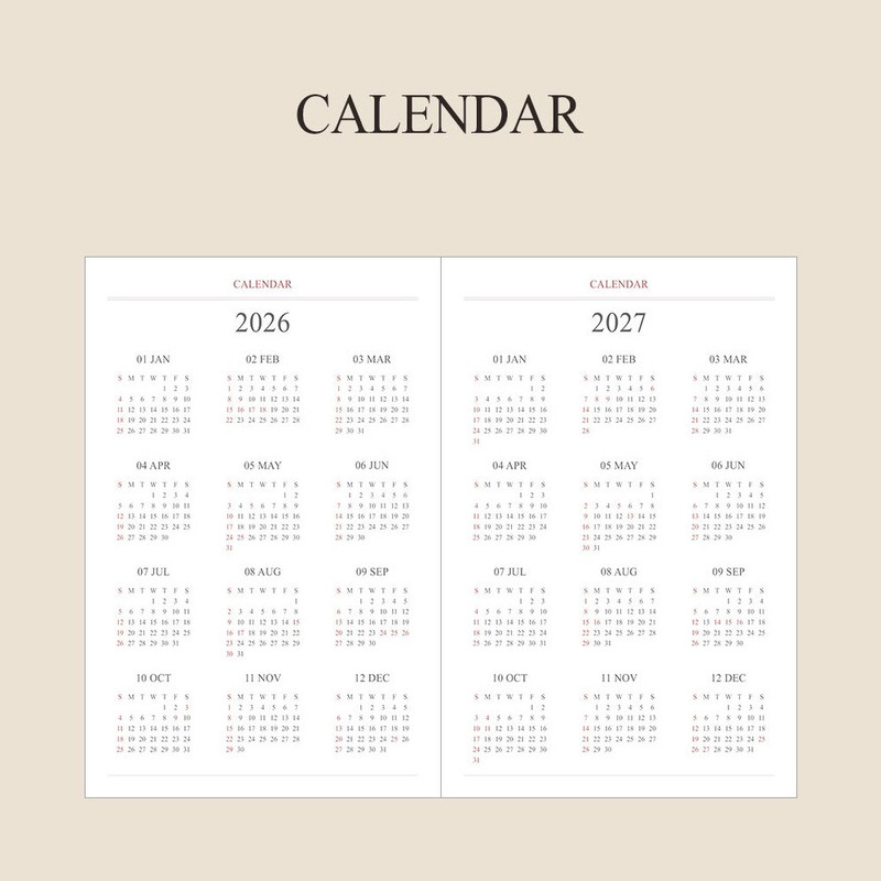 Calendar - Indigo 2026 Official 12 Months B6 Dated Monthly Planner Calendar - Indigo 2026 Official 12 Months B6 Dated Monthly Planner