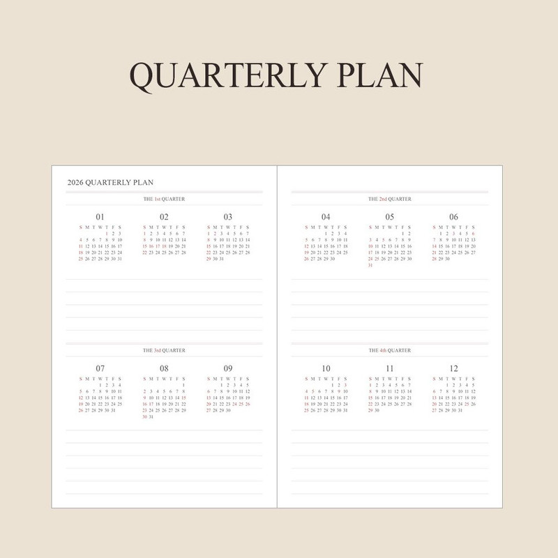 Quarterly Plan - Indigo 2026 Official 12 Months B6 Dated Monthly Planner Quarterly Plan - Indigo 2026 Official 12 Months B6 Dated Monthly Planner