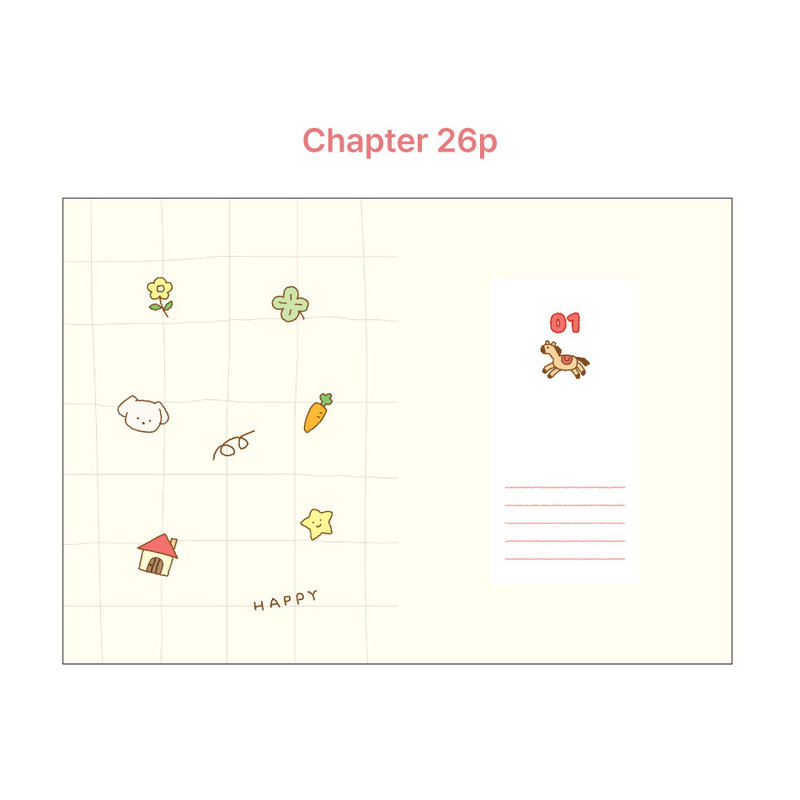 Chapter - O-Check 2026 Les Beaux Jours Pocket Dated Weekly Diary Planner