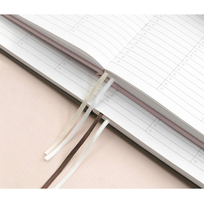 2 Ribbon bookmarks - Iconic 2026 Brilliant Dated Daily Planner