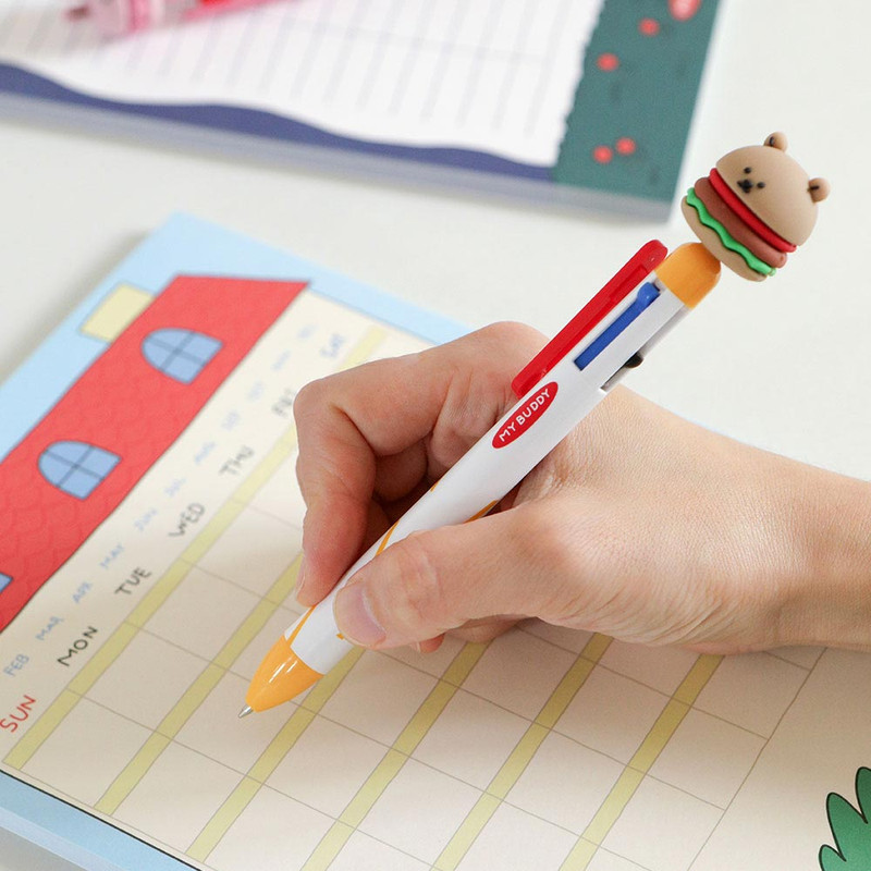 Dailylike My Buddy Dong Gu 4 Colored 0.5mm Ballpoint Pen