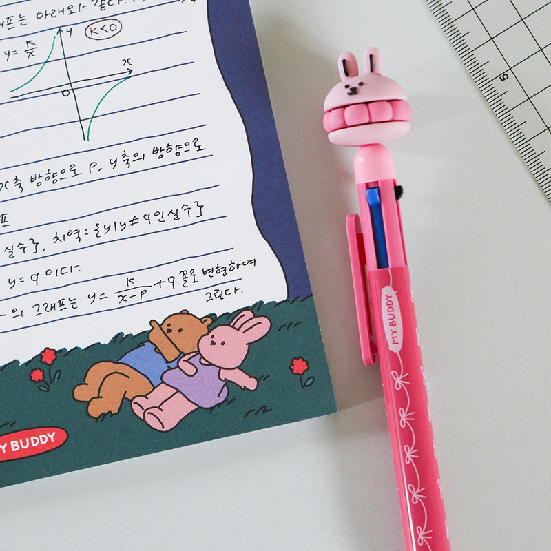 Usage example - Dailylike My Buddy Song I 4 Colored 0.5mm Ballpoint Pen