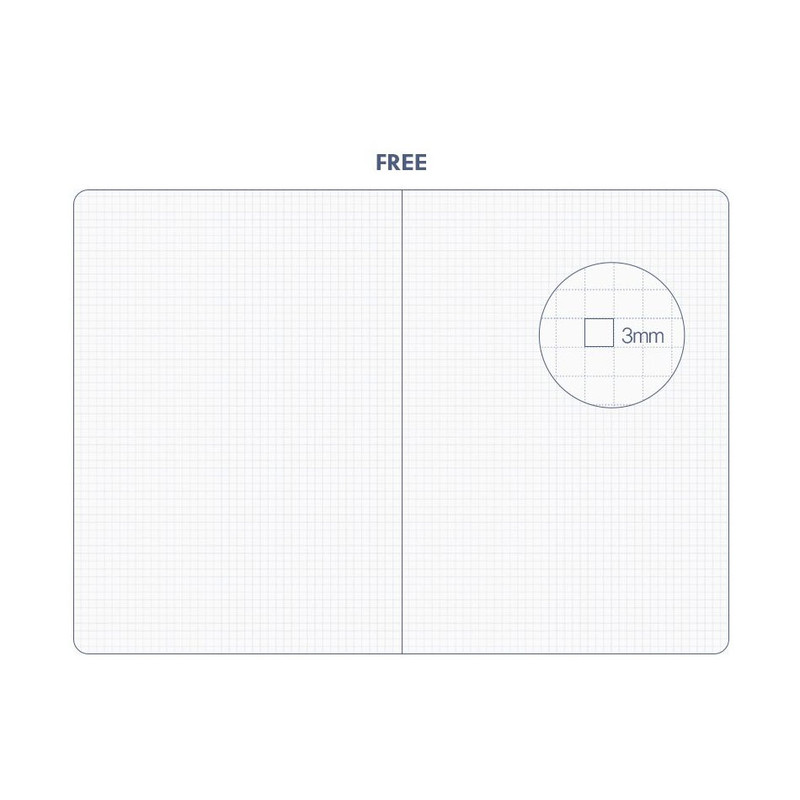 Free Note - Be On D 2026 A Piece of Basic B6 Dated Weekly Diary Planner