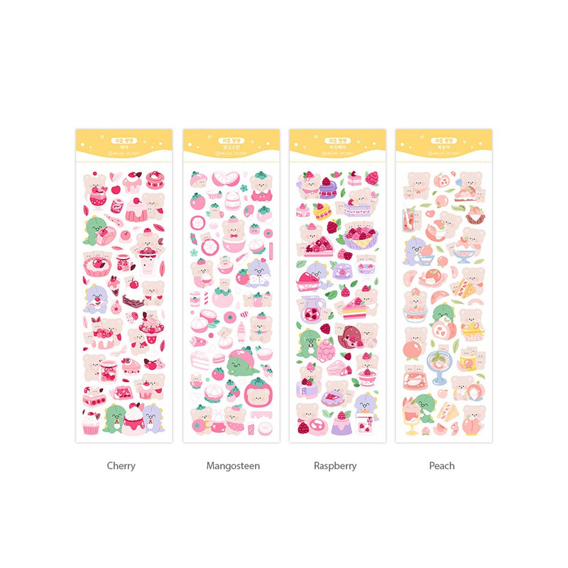 Mellee Factory Juicy Removable Holographic Sticker Pack