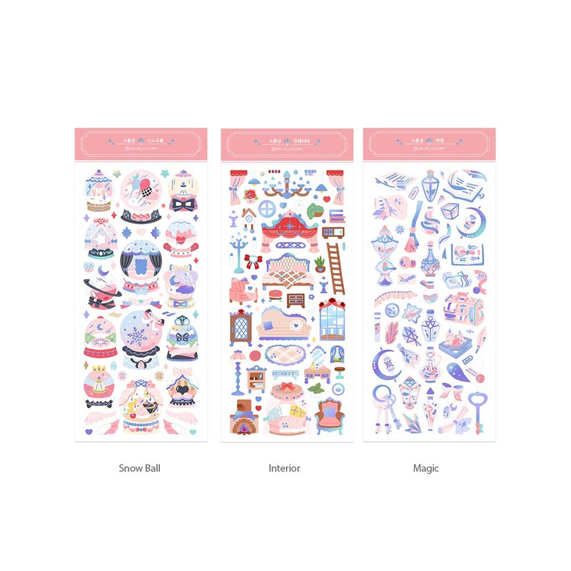 Mellee Factory Variety Store Removable Holographic Sticker Pack Mellee Factory Variety Store Removable Holographic Sticker Pack