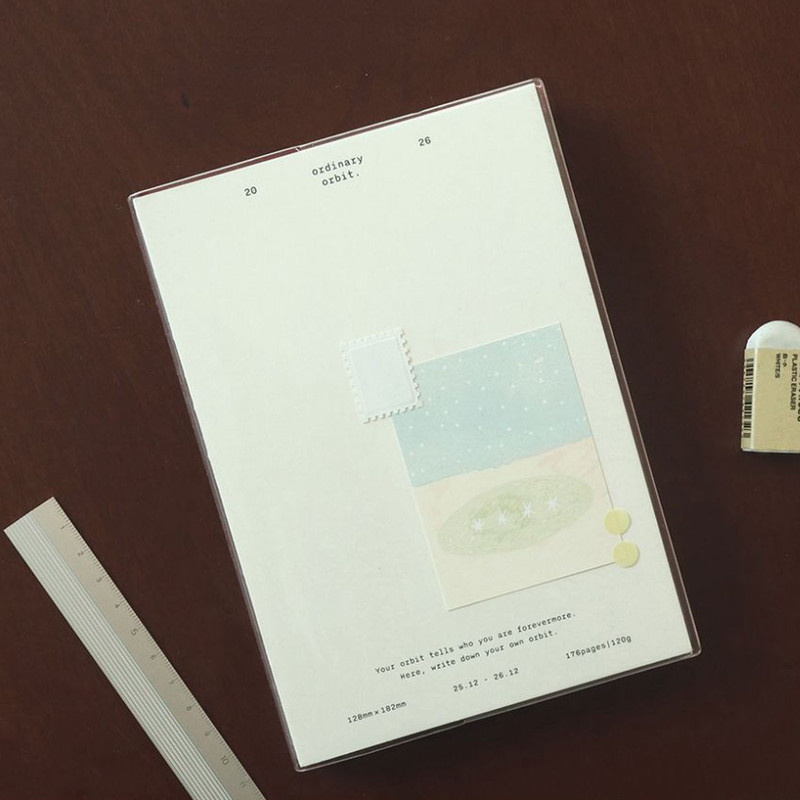 PVC cover - Dash and Dot 2026 Ordinary Orbit Dated Weekly Diary