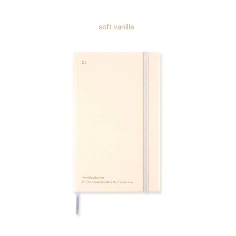 Soft Vanilla - Dash and Dot 2025 Work And Week Small Dated Weekly Planner Soft Vanilla - Dash and Dot 2025 Work And Week Small Dated Weekly Planner