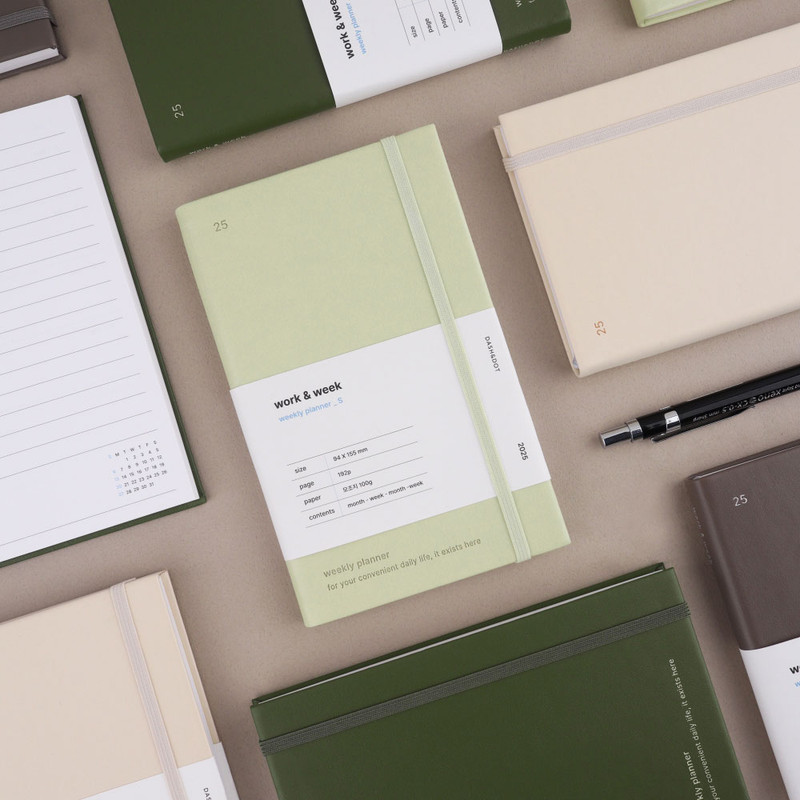 Dash and Dot 2025 Work And Week Small Dated Weekly Planner Dash and Dot 2025 Work And Week Small Dated Weekly Planner