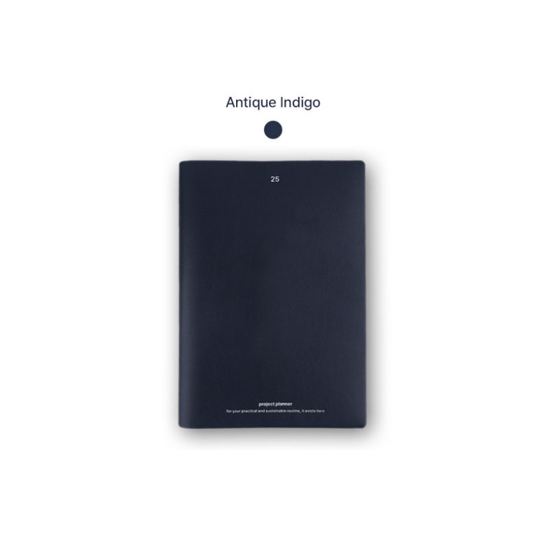 Antique Indigo - Dash and Dot 2025 Work And Week Project Dated Weekly Planner Antique Indigo - Dash and Dot 2025 Work And Week Project Dated Weekly Planner