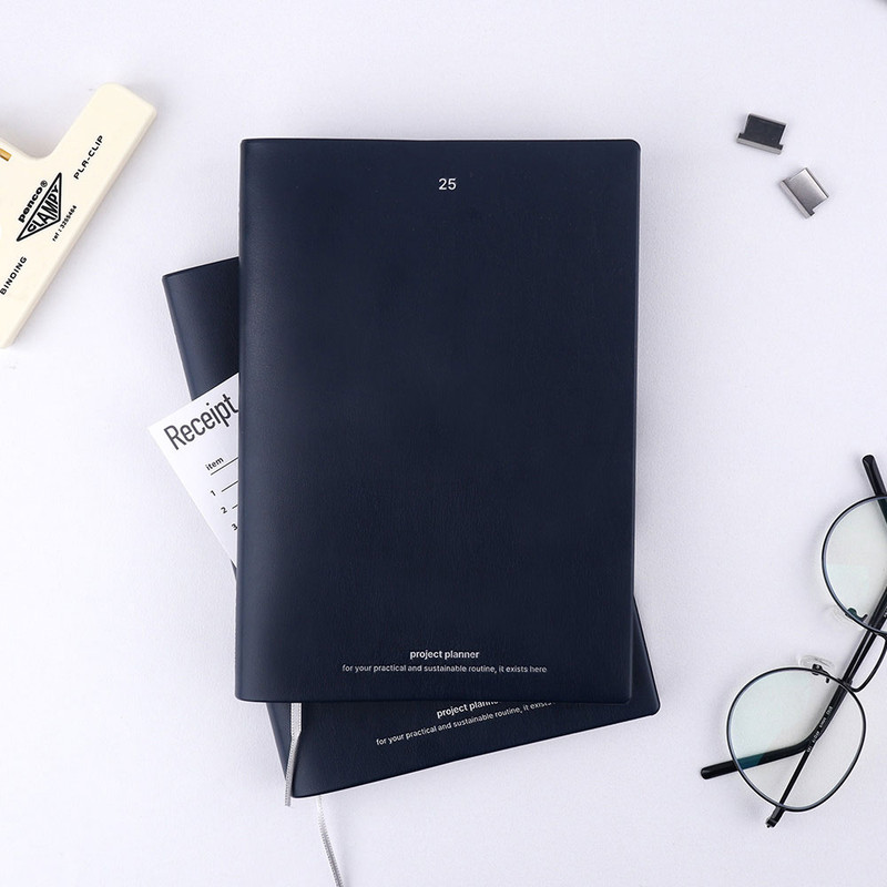 Antique Indigo - Dash and Dot 2025 Work And Week Project Dated Weekly Planner Antique Indigo - Dash and Dot 2025 Work And Week Project Dated Weekly Planner