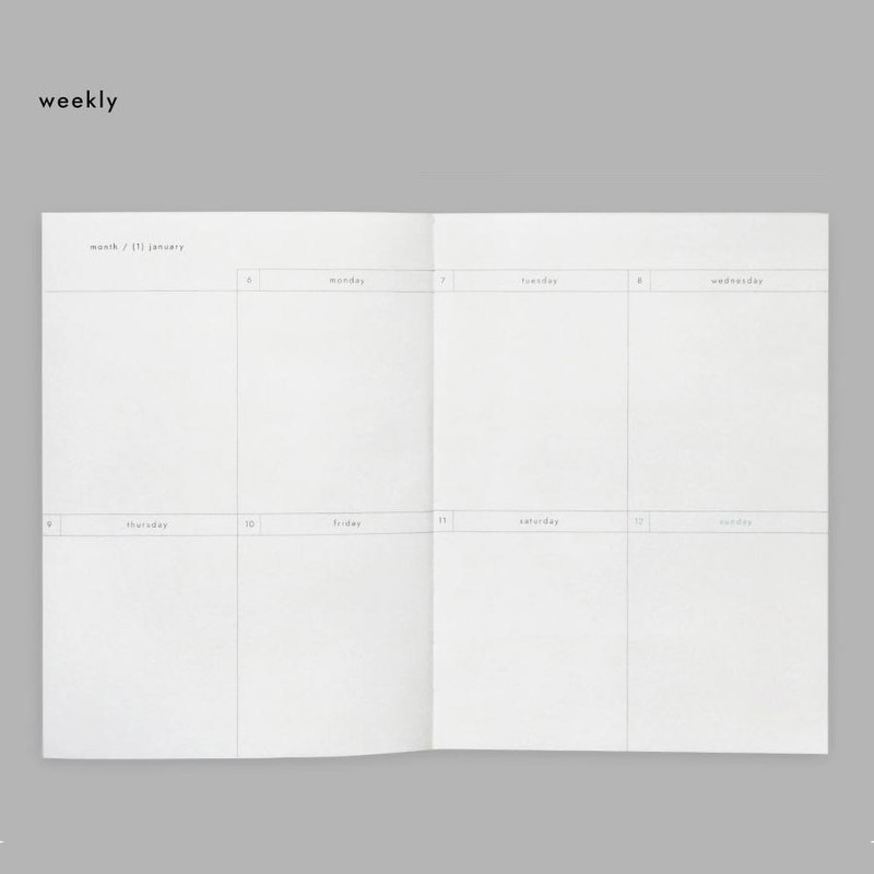 Weekly plan - Be On D 2025 Opening Sequence Dated Weekly Planner