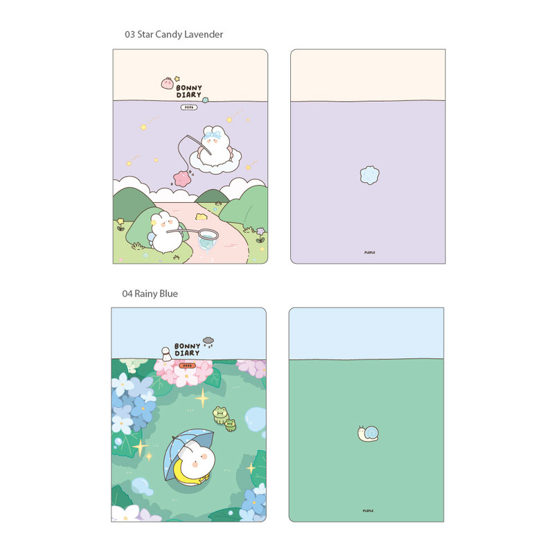 Colors - PLEPLE 2026 Bonny Dated Weekly Diary Colors - PLEPLE 2026 Bonny Dated Weekly Diary