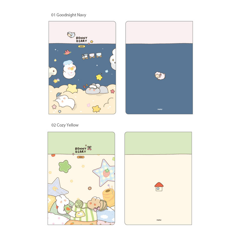 Colors - PLEPLE 2026 Bonny Dated Weekly Diary Colors - PLEPLE 2026 Bonny Dated Weekly Diary