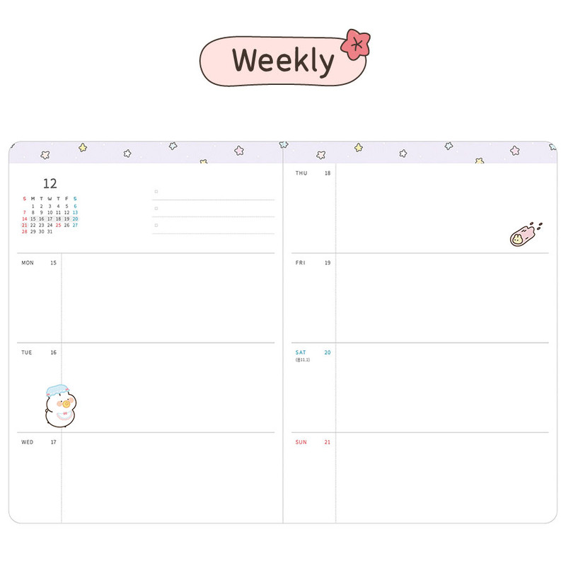 Weekly - PLEPLE 2026 Bonny Dated Weekly Diary Weekly - PLEPLE 2026 Bonny Dated Weekly Diary
