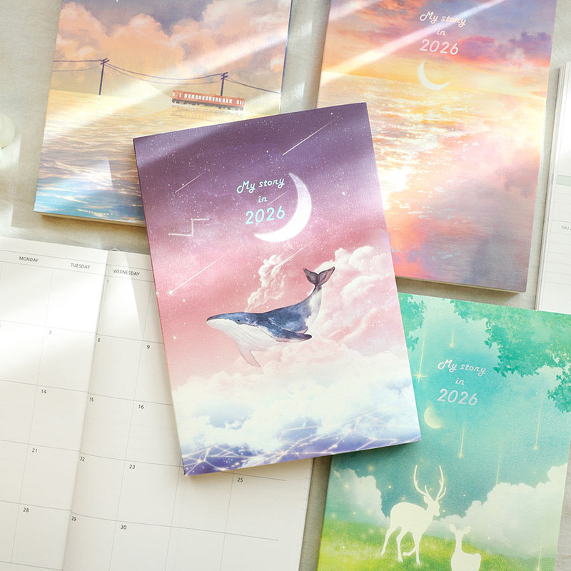 Beautiful Cover Design - PLEPLE 2026 My Story Dated Weekly Diary